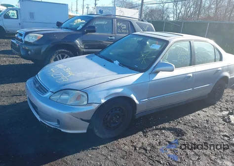 1999 Honda Civic Lx из США, поврежденный, VIN 2HGEJ6676XH553950